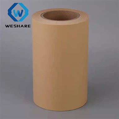 Žltý medený papier na uvoľnenie